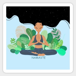 NAMASTE YOGA Sticker